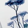 PN-I-blue-detail Pine trees I giclée print