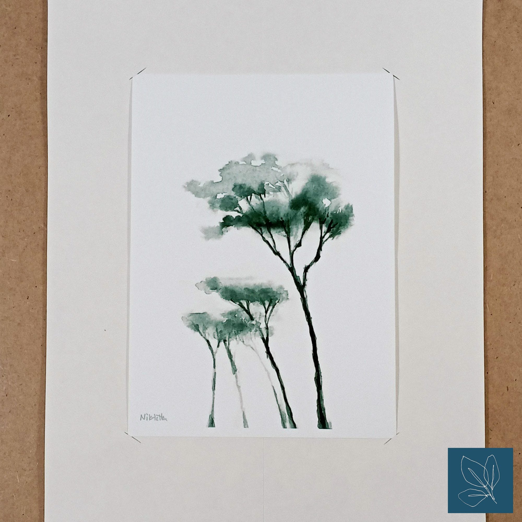 Pine trees II giclée print - Image 5