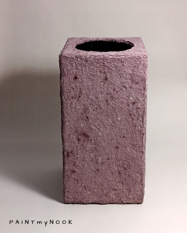 Bloomy rectangular vase