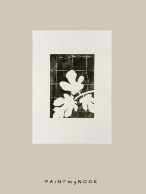 Nature Hint_Fig tree I Nature Hint - Fig Tree I monoprint