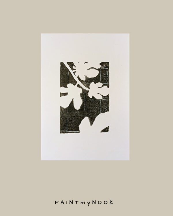 Nature Hint - Fig Tree II monoprint