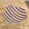 Red stripes medium bowl