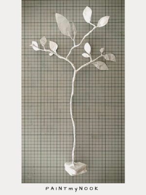 A paper tree mini sculpture