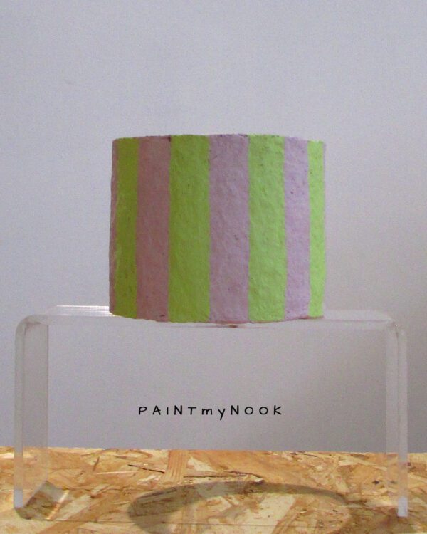 Pink n Yellow Couleur Rayé planter covers