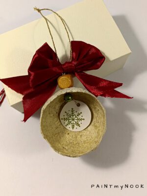 xmas nook red Paper ornament - Christmas nook