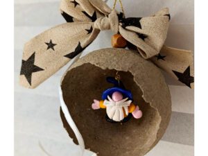 paper ornament with gnome