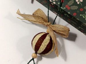 Christmas ornament - Paper nut