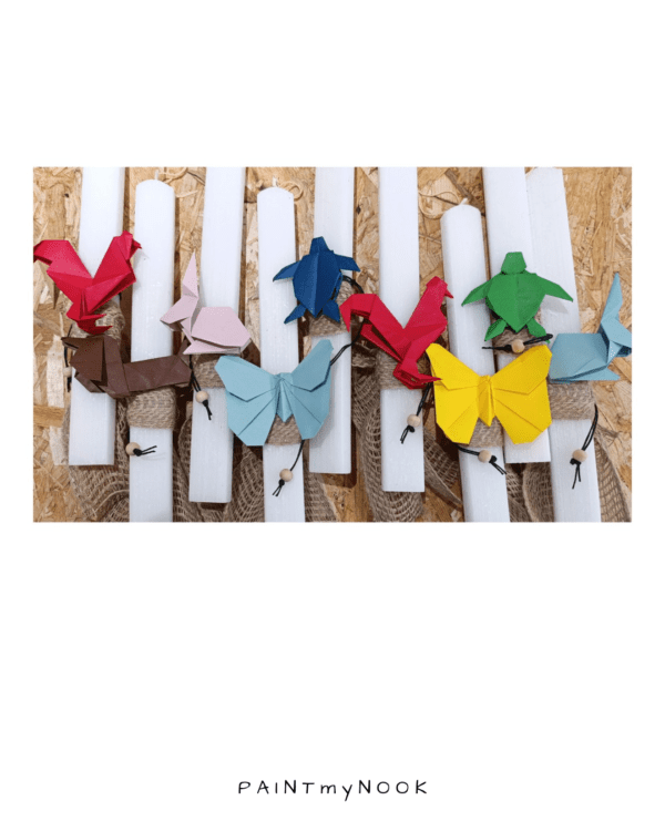 easter,candles,2026,πασχαλινές,λαμπάδες,origami,animals,οριγκαμι,ζωάκια,χειροποίητες