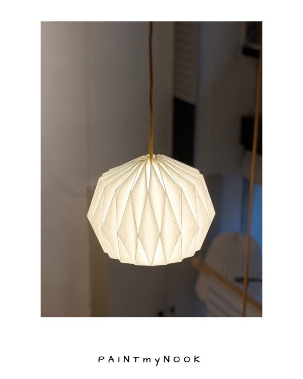 origami,lampshade,paper,lamp