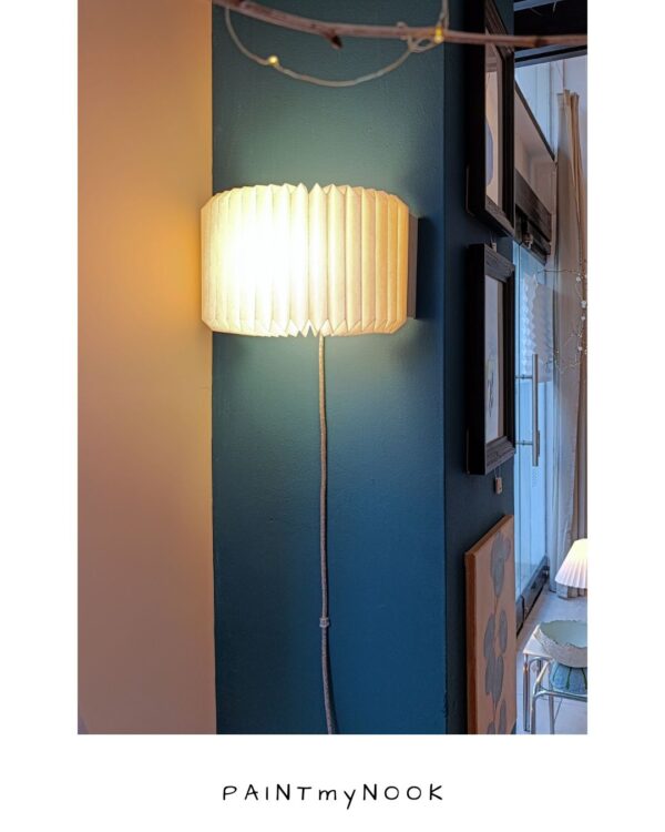 sconce 2 An origami sconce lamp