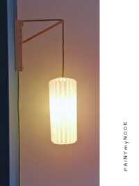 Wall mounted pendant origami light